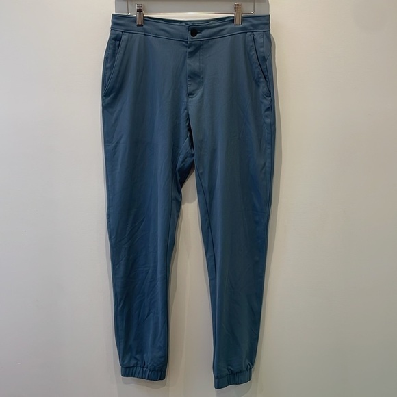 PERRY ELLIS men’s Slim Fit Tech Joggers blue pockets and elasticized cuffs sz S - Picture 9 of 13